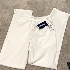 Xs TALL white brand new jockey scrubs pants